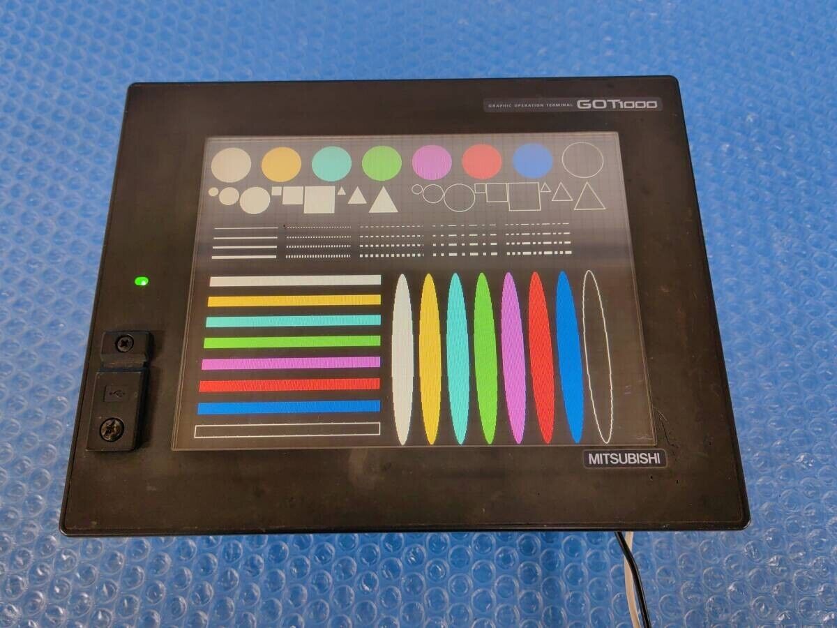 Mitsubishi GT1565-VTBA Touch Panel Screen w/ GT15-J71E71-100 Mitsubishi GT1565-VTBA Touch Panel Screen w/ GT15-J71E71-100