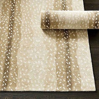 Anthropology Leopard Print Handmade Woolen tufted area rugs and Carpets 8'x10'ft