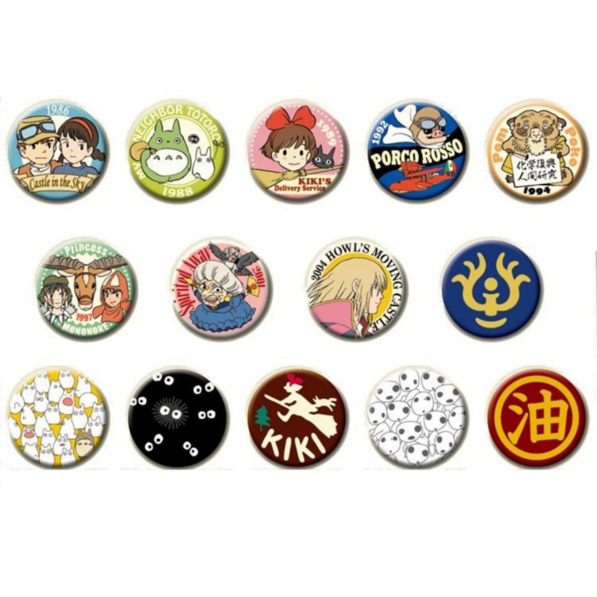 Movic Studio Ghibli Full of Ghibli Can Badge Collection Box