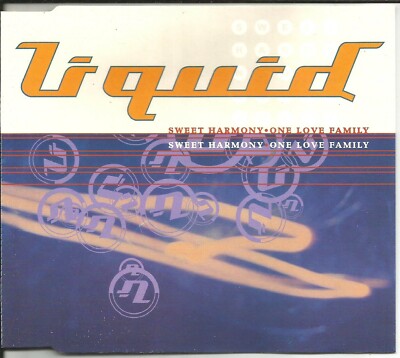 LIQUID Sweet Harmony / One Love Family MIXES & EDITS CD single SEALED USA Seller