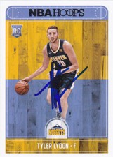 TYLER LYDON DENVER NUGGETS SIGNED HOOPS ROOKIE BASKETBALL CARD SYRACUSE ORANGE
