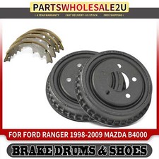 9 In Rear Brake Drums Ceramic Brake Shoe For Ford Ranger 1998-2009 B3000 98-08 9 In Rear Brake Drums Ceramic Brake Shoe For Ford Ranger 1998-2009 B3000 98-08