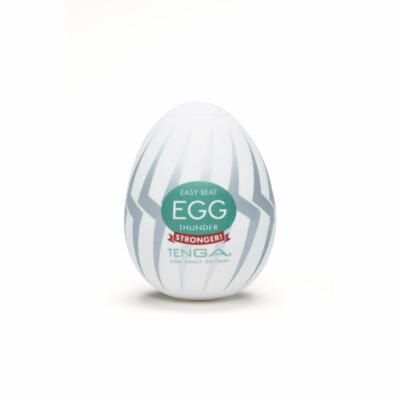 TENGA Egg Thunder Hard Boiled Mini Masturbator Sexspielzeug mit Gleitmittel TPE