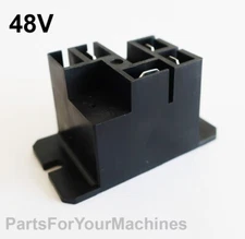 BATTERY CHARGER RELAY, 48V, LESTER, CLUB CAR, POWERDRIVE CHARGERS, GOLF CARTS
