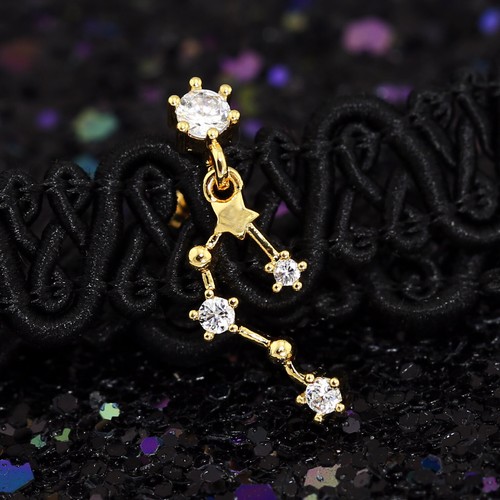 Gem Crystal Ear Cartilage Helix Ring Bar Stud Ear Cuff Climber Piercing Earring - Picture 129 of 268