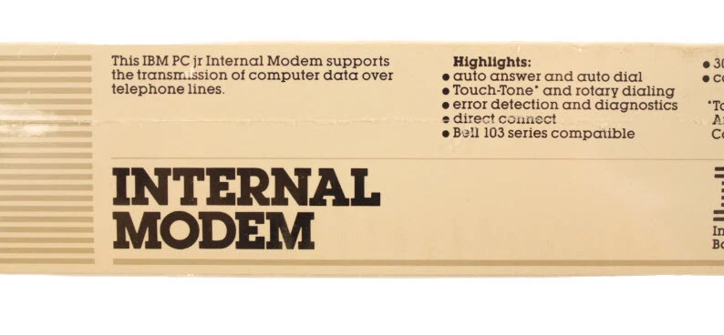  IBM PC JR Internal Modem - NEW OLD STOCK - SEALED ~ Vintage - Image 3 of 4