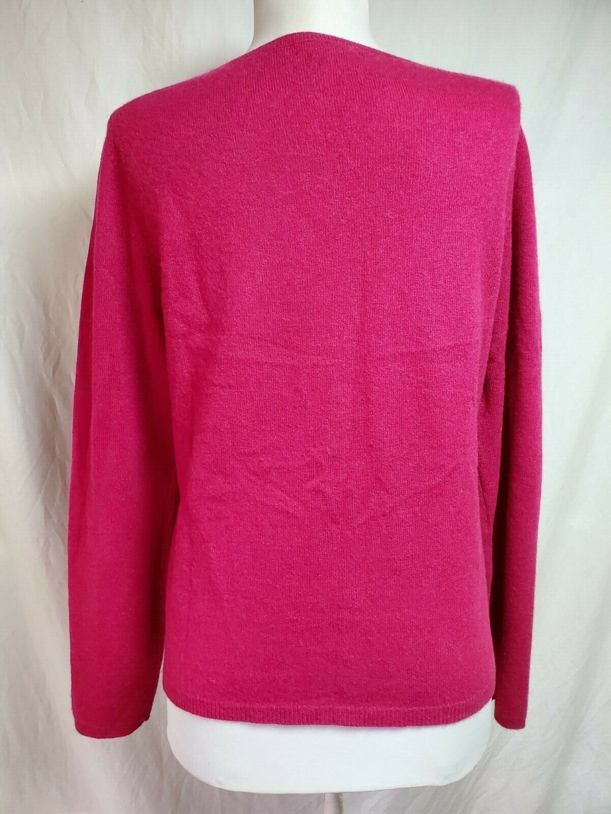 Madison Studio V-Neck Sweater Sz L 100% Cashmere … - image 4