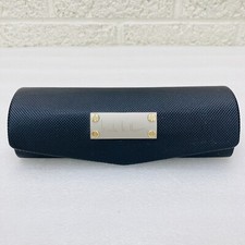 Nicole Miller Hard Eyeglass Black Case Limited Ed. Style w/Metal Hardware   VG  