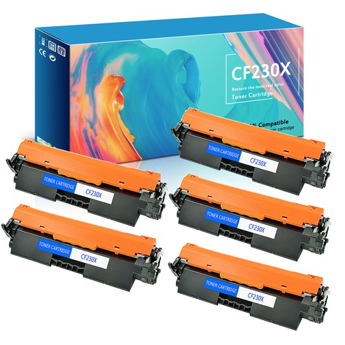 5 PACK CF230X 30X Toner Cartridge for 
