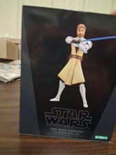 STAR WARS OBI WAN Kenobi CLONE WARS 1 10 Scale ArtFX Kotobukiya MIB