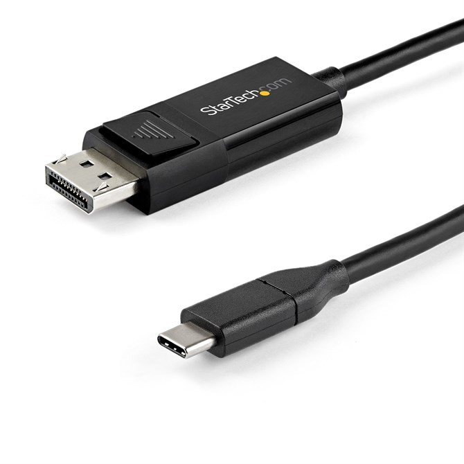 StarTech.com 6ft 2m USB C to DisplayPort 1.4 Cable 8K 60Hz/4K - Bidirectional DP