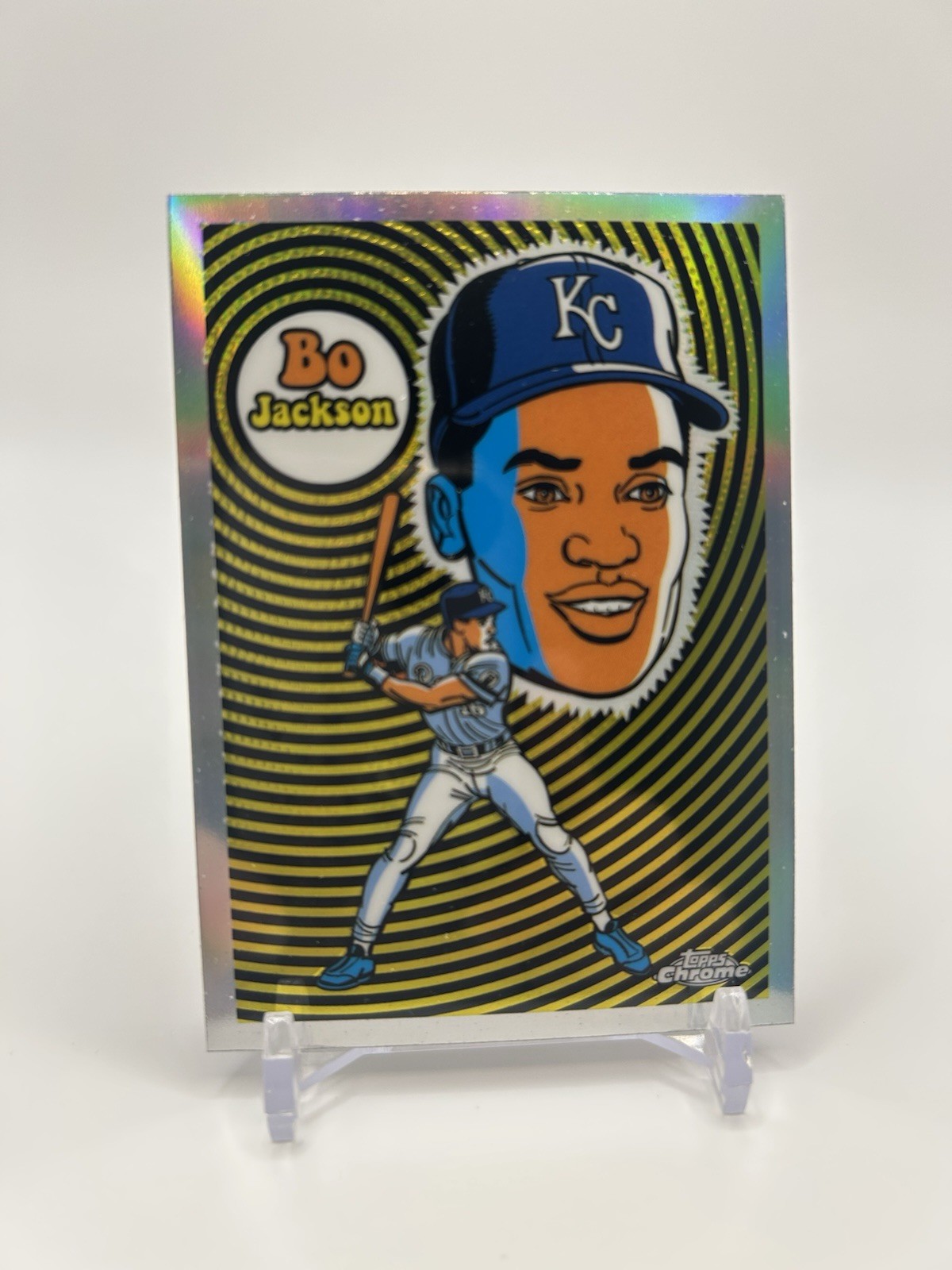 Bo Jackson 2023 Topps Chrome Ultraviolet All-Stars #UV-11 Kansas City Royals