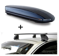 Dachbox Vdpmaa460L+DachträGer K1M FüR FüR Fiat Punto III 5TüRer Ab 12
