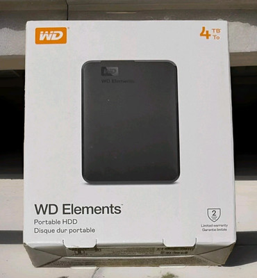 WD Elements Portable 4TB Externe Festplatte - HDD USB 3.2, PC - Mac