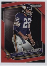 2025 Panini Prizm Black Red Prizm 48/299 Paul Krause #88 HOF 19l7