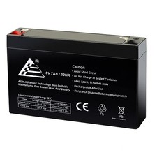 6V 7Ah Sealed Lead Acid SLA Rechargeable Battery for Ride-On Toys  Scooters