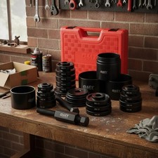 Alloy Steel Wheel Bearing Puller Tool Set - Compact Durable Design