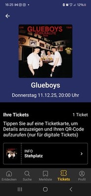 Glueboys  Donnerstag 11.12.25, 20:00 Uhr