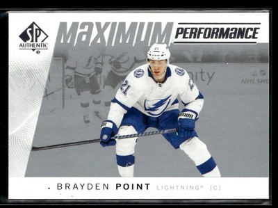 2024-25 SP Authentic Brayden Point #MP-22 Maximum Performance Lightning