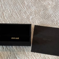 Roberto Cavalli Black Hard Case for Glasses and Sunglasses with Box