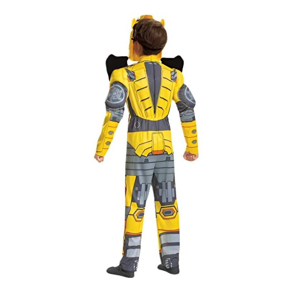 Transformers: Disfraz de abejorro para niño | Amarillo - Multicolor | Talla - Grande 10-12 Foto 2 de 3