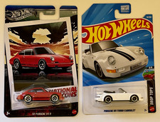 Hot Wheels (Lot of 2) ‘67 Porsche 911 R + Porsche 911 Turbo Cabriolet