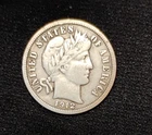 1912 Barber Dime/ Liberty Head Dime Full Liberty Fine or Better