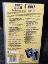 Rock N Roll The Greatest Years 1950’s Vol 1 VHS Video Tape Elvis Cliff Richard