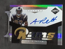 AUSTIN PETTIS 2011 LEAF LIMITED AUTO PATCH RC #159/299 RAMS QQ