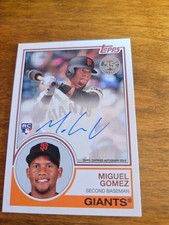2018 Topps - 1983 Topps Design Autographs Miguel Gomez #83A-MO (AU, RC)