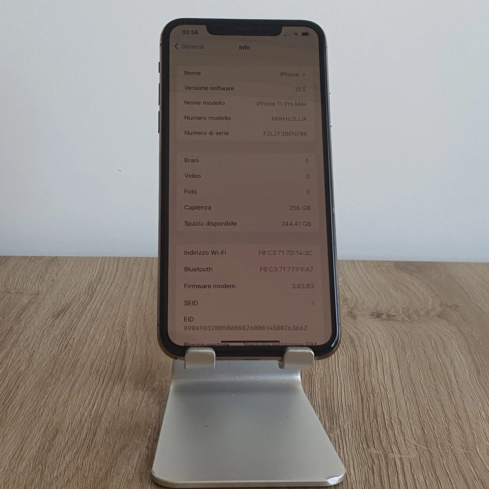 Apple iPhone 11 Pro Max - 256GB - Oro (Senza operatore) A2218 (CDMA + GSM) - Immagine 4 di 4