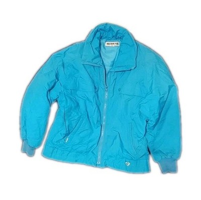 Obermeyer Ski Jacket Jamie Teal Blue 90 s Style Winter Women s Ladies Size 12 