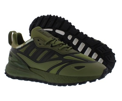 Adidas Zx 2K Boost 2.0 Trail Mens Shoes Size 7.5, Color: Focus Olive/Core