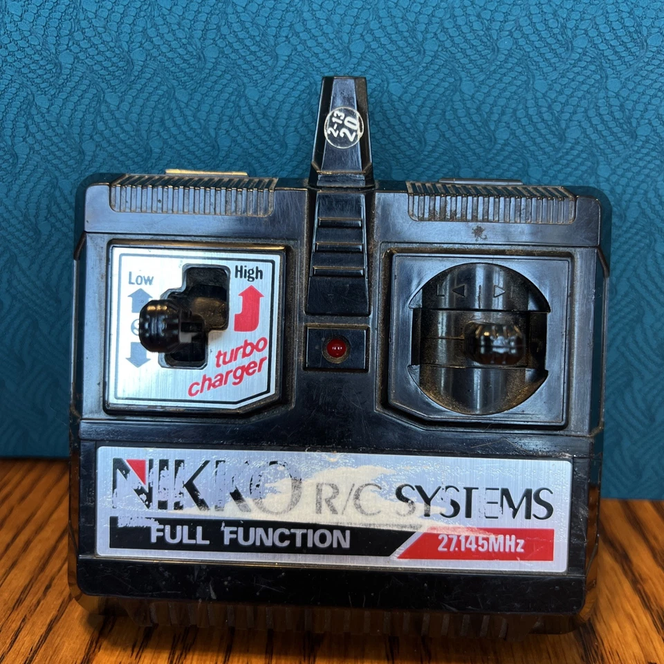 Tyco 49 MHz Turbo Hopper RC Dune Buggy + Remote Vintage 80s BROKEN for PARTS - Image 2 of 4