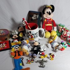 Disney Mickey Mouse Friends Collectibles Lot Plush Figurines Mug Wallets