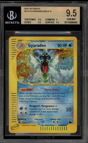 Pokemon Gyarados Skyridge Holo Rare #H10 BGS 9.5
