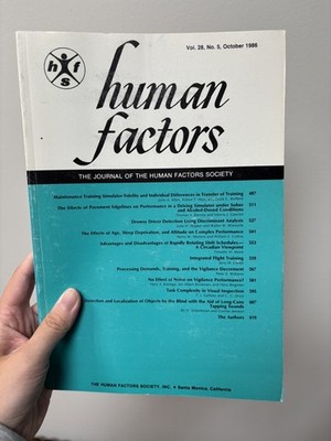 Human Factors V28 N5