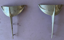 OEM Vintage Jaguar E-Type XKE Series 1.5 2 Bonnet Headlight Eyebrow Chrome Bezel