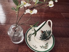 Spode CHRISTMAS TREE Tea Cup  Saucer - Made in England Mug S3324