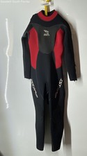 IST Proline Unisex Black And Red Back Zip Scuba Free Diving Wetsuit Size 5