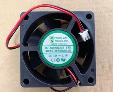 1 of YOUNGLIN DFS602012H cooling fan DC12V 2.0W 6020 6CM 2pin M158a