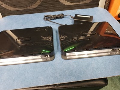 lot of 2 NETGEAR N750 Dual Band Gigabit Wi-Fi Router (WNDR4300)