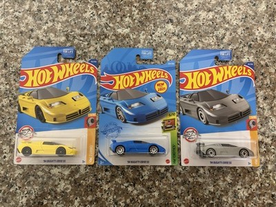Hot Wheels Bugatti EB110 SS - Lot of 3!