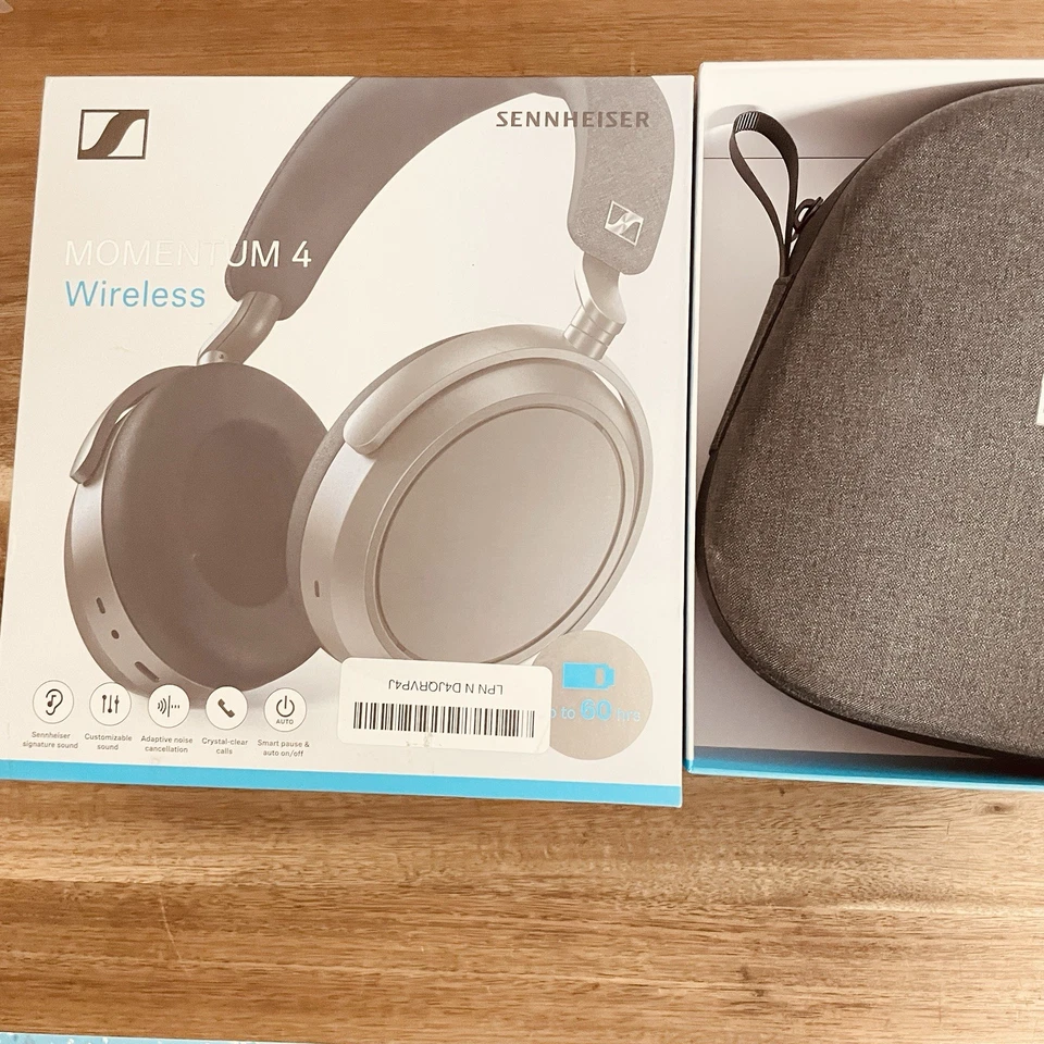Sennheiser Momentum 4 inalámbrico grafito *necesita reparación* Foto 2 de 4