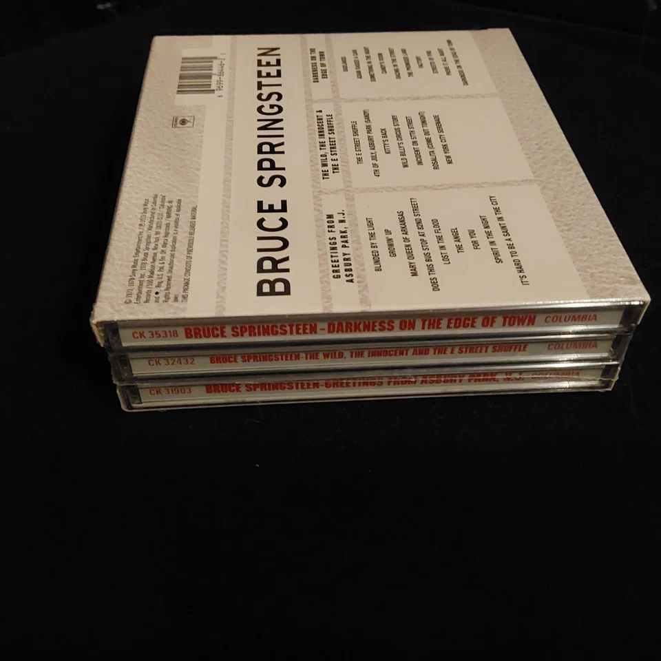 Bruce Springsteen ~ 3 PAK ~ 3 Classic Albums ~ Sealed 3CD Set ~ [Columbia 86446] - Image 3 of 4