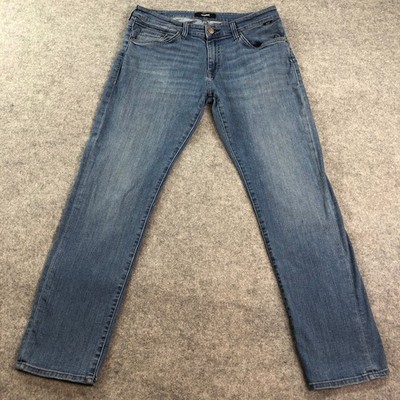 Mavi Marcus Mens Jeans 34x32 Blue denim  Slim Straight Casual Stretch