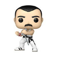 Funko Pop Rocks: Queen - Freddie Mercury (White Singlet) - Figur #496 - Neu &