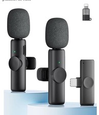 Micr fono Lavalier inal mbrico para iPhone, iPad, Android Micr fono de tel fono.