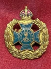 WW1/2 The Rifle Brigade Enamel Sweetheart Brooch w/fixing