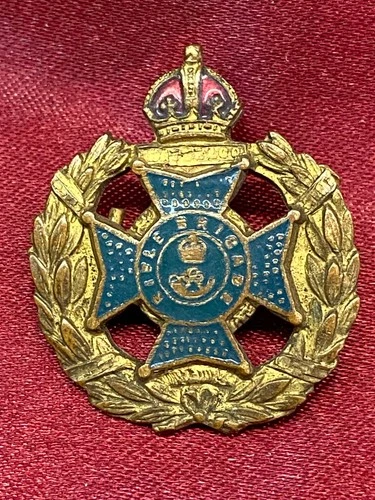 WW1/2 The Rifle Brigade Enamel Sweetheart Brooch w/fixing